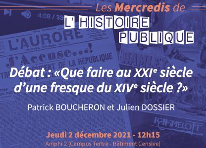 Les mercredis de l'histoire publique - 2 décembre